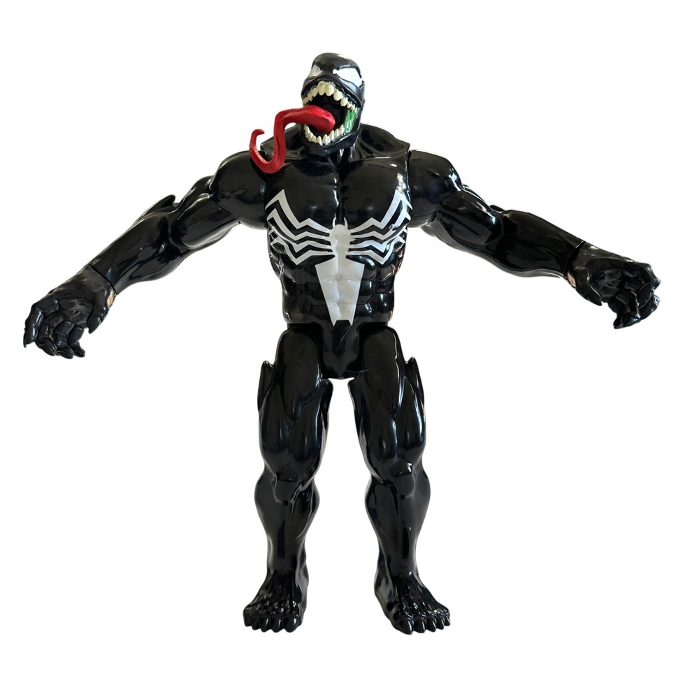 Marvel Venom Action Figure 12 Inch Hasbro 2019 Spider Man Villain Toy Black